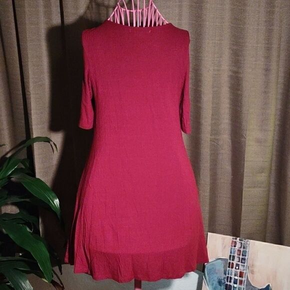 Marlow maroon Size Small Mini Dress - Picture 5 of 7